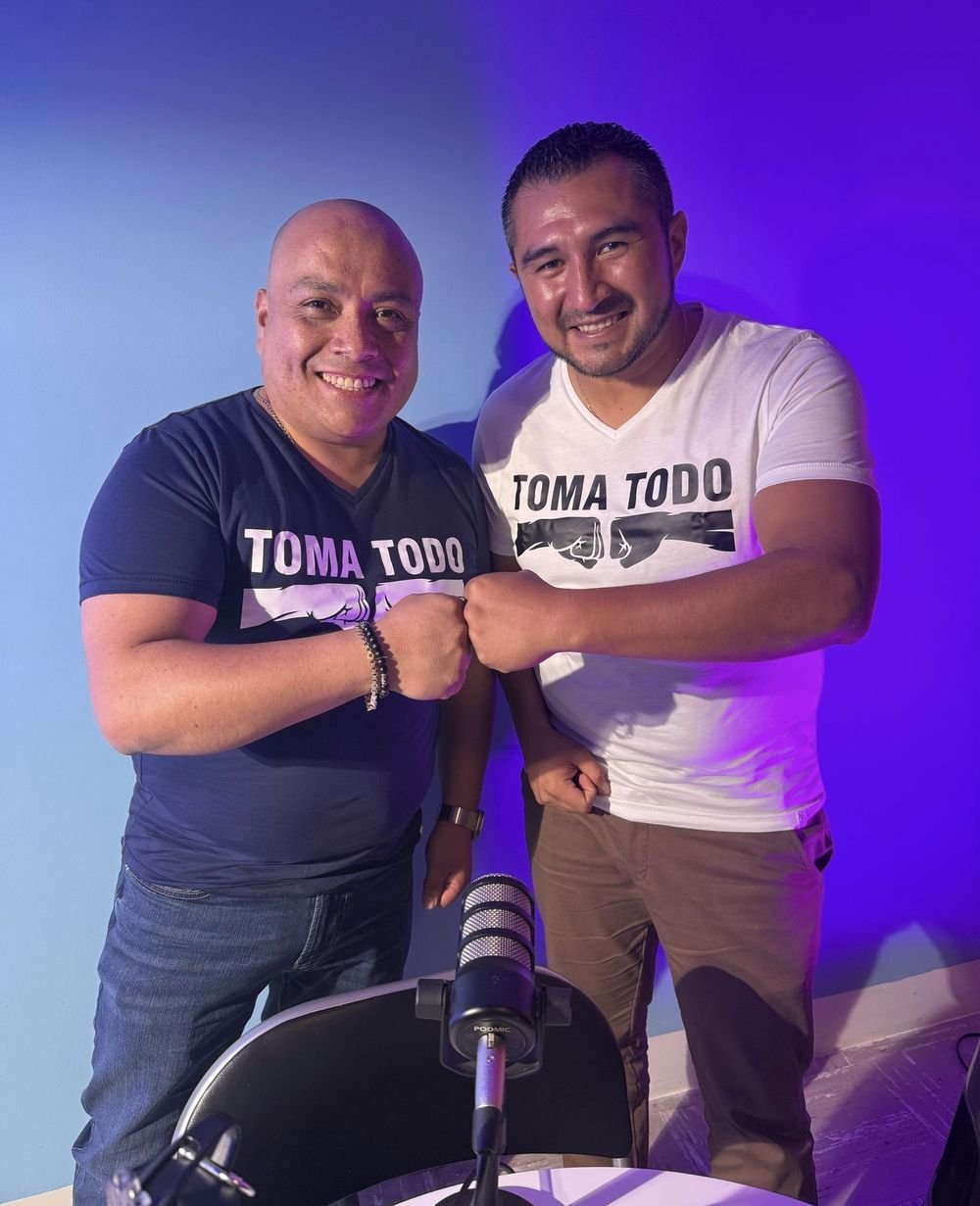Mario Berry en un podcast